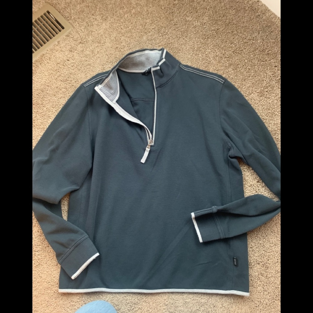 BOSS quarter zip sweater